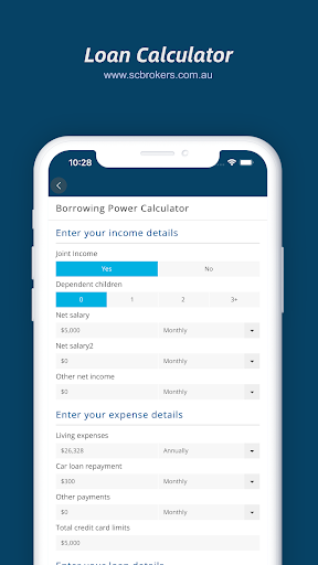 Loan Calculators Screen 3