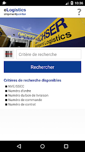 Aperçu de l'application