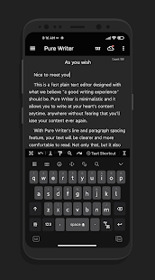 Pure Writer - Never Lose Content Editor & Markdown 19.20.3 APK screenshots 1