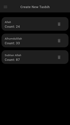 Full Screen Digital Tasbeeh