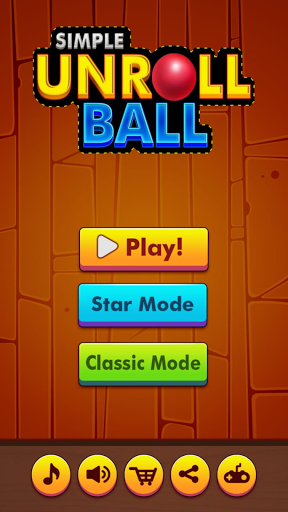 Android application Simple Unroll Ball - Memory Pu screenshort