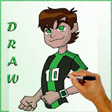How to Draw Ben 10 icon
