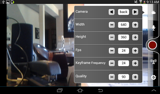 MyVRSpot Broadcaster Screen 2