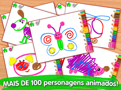 Jogos de colorir: nova mania leva crianças a colorir desenhos