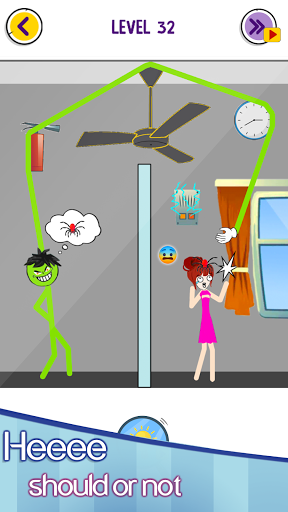 Android application Thief Puzzle Stickman screenshort