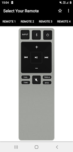 Vizio Soundbar Remote Screenshot