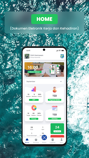 Android application Dikerja Bulukumba screenshort