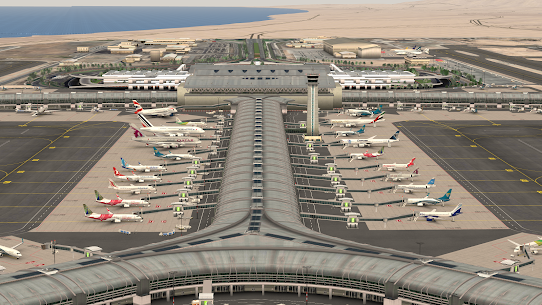 World of Airports MOD APK v1.50.4 (Unlimited Gold+Money) 1