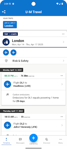 U-M Travel Screenshot 2 - AppWisp.com