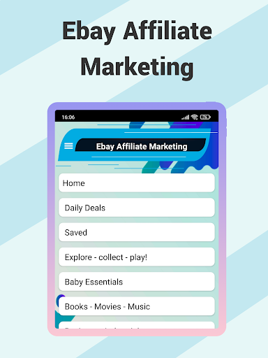 Screenshot of Ebay Affiliate Marketing