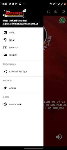 Rádio Mistureba on-line! Screen 2