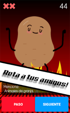 Retos: La papa caliente - Screenshot 2