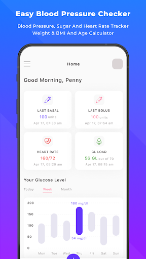 Blood Pressure Tracker Screen 3