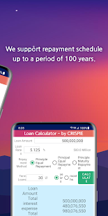 Captura de tela da calculadora de empréstimo inteligente V2