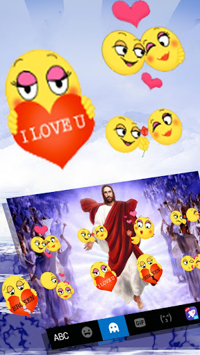 Jesus Christ Keyboard Theme Screen 3