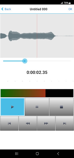 Screenshot of RecordPad Audio Recorder