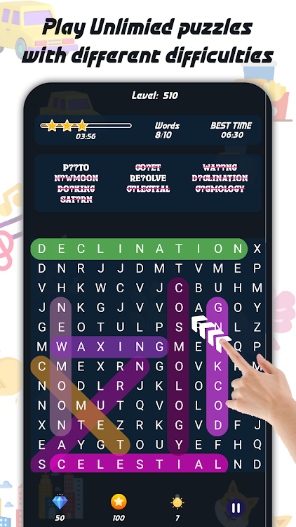 Infinity : Mini Cross Word - word search- word puzzle - infinity word search -  - (Android)