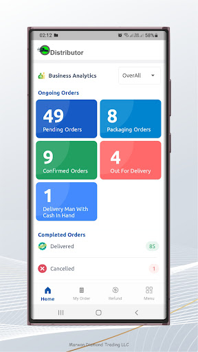 O Distributor Seller Screen 2