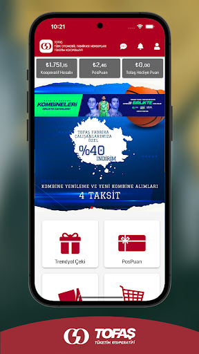 Android application TofaşKoop screenshort