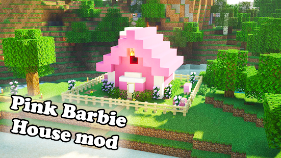 Mod Barbie Pink House for MCPE 3.0 APK screenshots 3