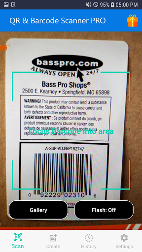 QR & Barcode Scanner Screen 3