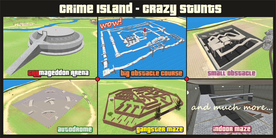 Crime Island - Crazy Stunts 1.07 APK + Mod (Unlimited money) for Android