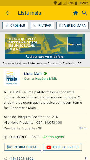 Lista Mais Screen 2