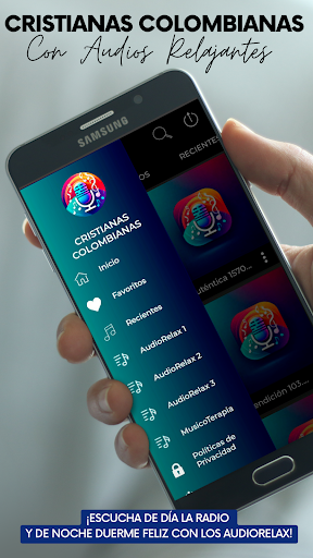 Android application Emisoras Cristianas Colombia screenshort