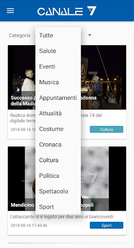 Canale7 TV Screen 2