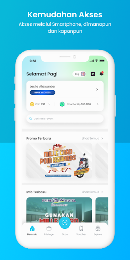 Android application Millenation screenshort