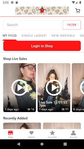 Screenshot of Simply Bella Boutique