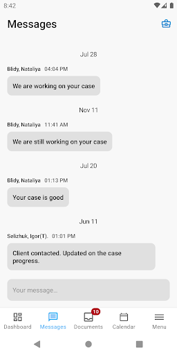 SmartAdvocate Case Access Screen 3