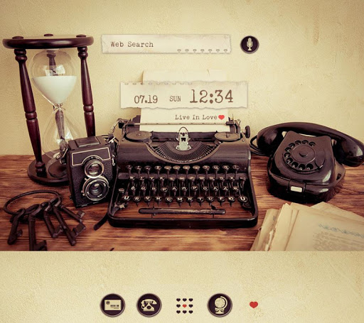 Android application Retro Wallpaper-Typewriter- screenshort