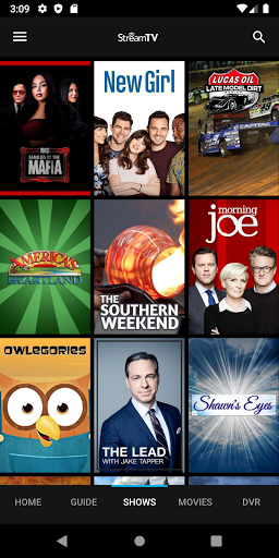 Screenshot of StreamTV by Buckeye Broadband