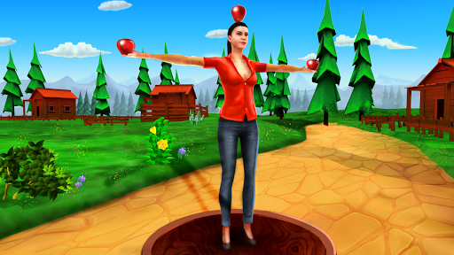 Android application Apple Shooter Game - 3D screenshort