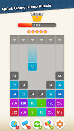 Game screenshot ナンバーファクトリー : マージゲーム apk download