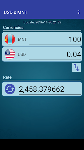US Dollar to Mongolian Tugrik Screen 2