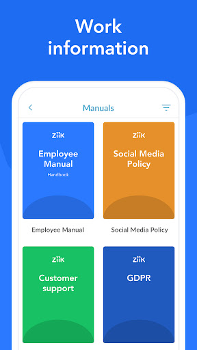 Ziik - The Social Intranet Screen 3