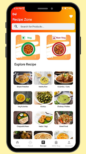 Dd Milmart-Madurai Milk App Screen 3