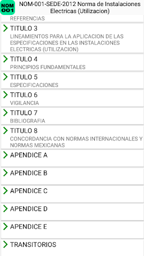 NOM-001-SEDE-2012 Lite Screen 2