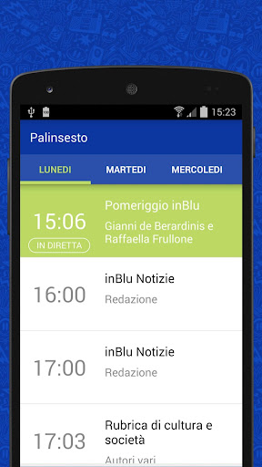 Android application inBlu2000 screenshort