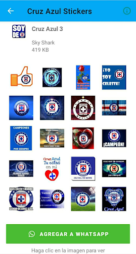 Cruz Azul Stickers Screen 3
