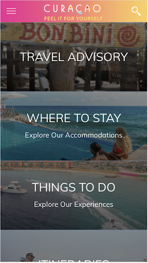 Android application Curaçao Travel Guide screenshort