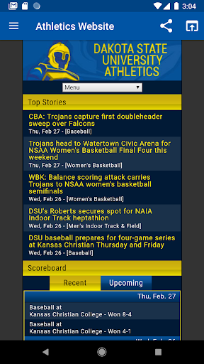 Dakota State University Screen 3