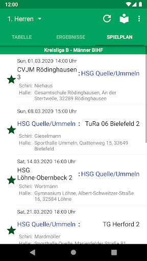 HSG Quelle/Ummeln Screen 2