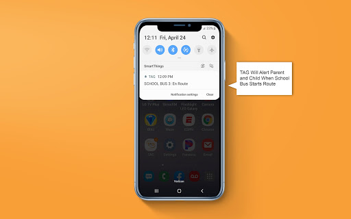 Android application TAG - School Bus Track and GO screenshort