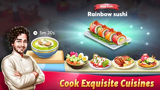 Tasty Cooking Cafe &amp; Restaurant Game Star Chef 2 v1.3 Mod (Unlimited Money + Coins) Apk