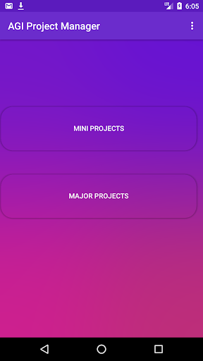 AGI Project Manager Screen 3