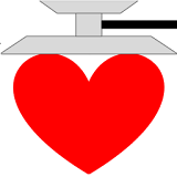 Auscultation of the heart icon