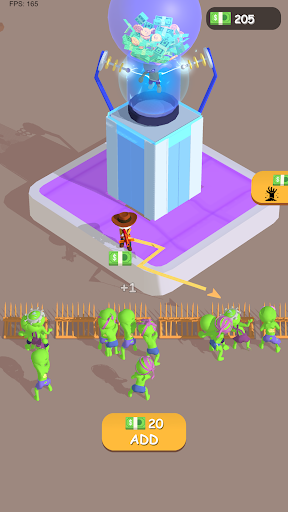 Android application Zombie Tower Wealth screenshort